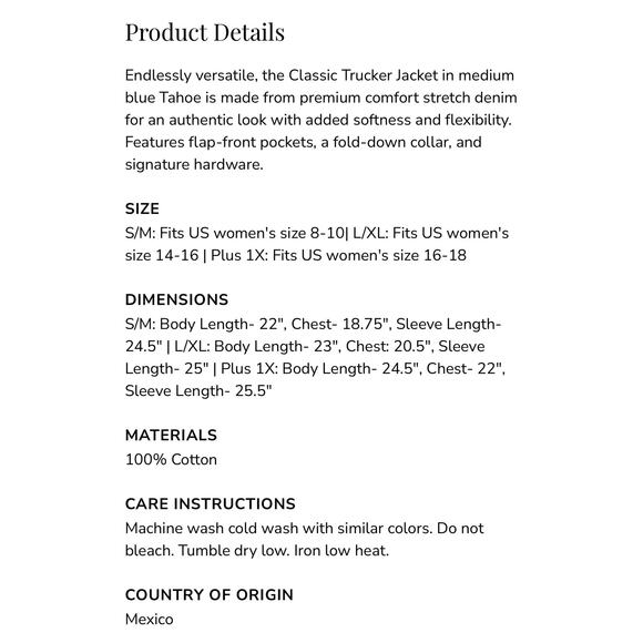 Hudson Jeans Classic Trucker Soft Stretch Denim Jean Jacket Women’s Size S/M - Picture 10 of 10